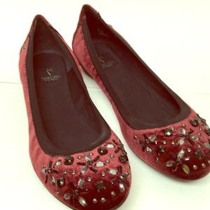 Simply Vera Wang Red Flats Final Markdown